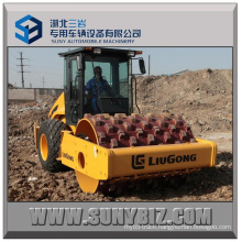 Liugong 12 Ton Hydraulic Single Drum Vibratory Compactor with Pad Foot